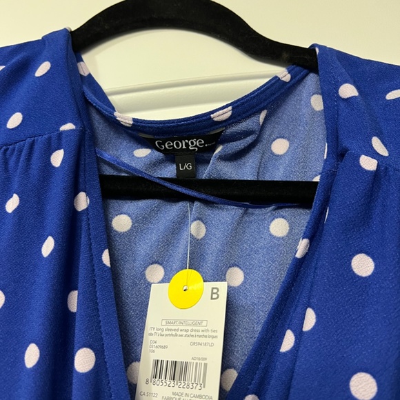 Blue polka dot dress - Picture 3 of 3